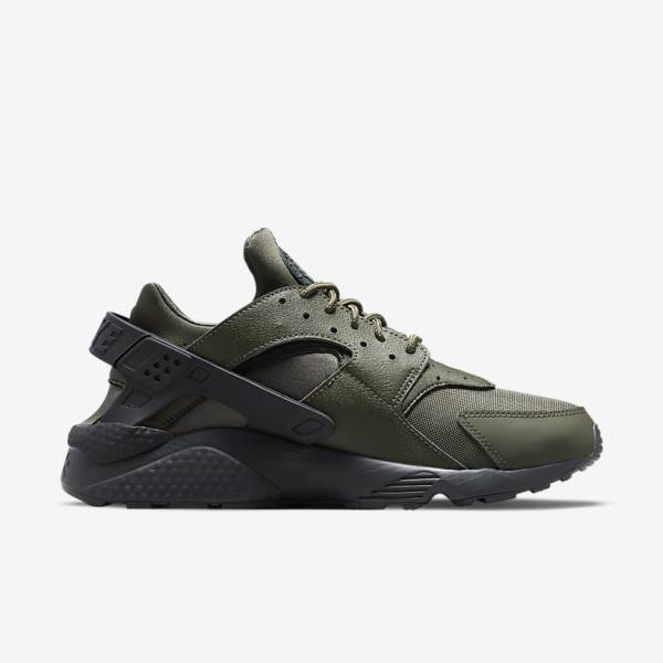 Αθλητικά Παπούτσια Nike Air Huarache ανδρικα Χακί μαυρα χρυσο χρωμα Χακί | NK248HJA