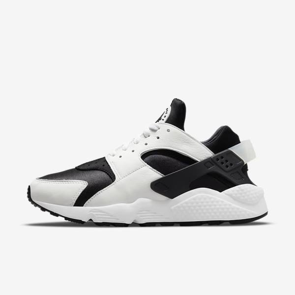 Αθλητικά Παπούτσια Nike Air Huarache ανδρικα μαυρα ασπρα | NK273WMV