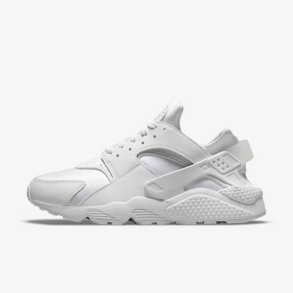 Αθλητικά Παπούτσια Nike Air Huarache ανδρικα ασπρα Πλατίνα | NK325VNX