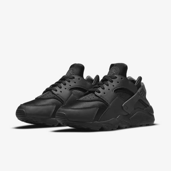 Αθλητικά Παπούτσια Nike Air Huarache ανδρικα μαυρα σκούρο γκρι | NK492NUB