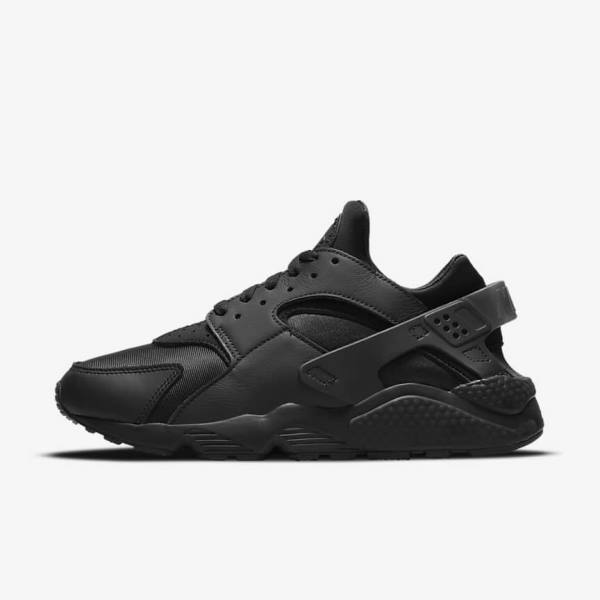 Αθλητικά Παπούτσια Nike Air Huarache ανδρικα μαυρα σκούρο γκρι | NK492NUB