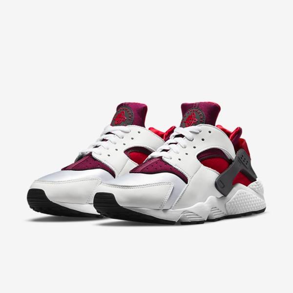 Αθλητικά Παπούτσια Nike Air Huarache ανδρικα ασπρα κοκκινα μαυρα κοκκινα | NK831STR