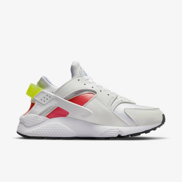 Αθλητικά Παπούτσια Nike Air Huarache γυναικεια ασπρα ανοιχτο κοκκινα μαυρα | NK056KGB