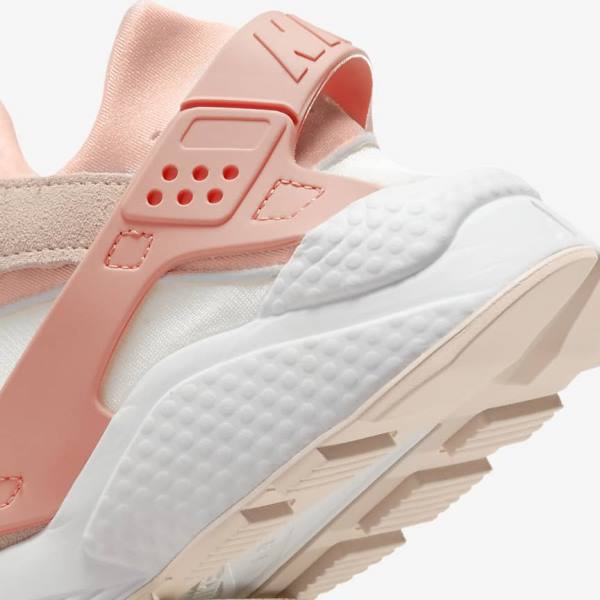 Αθλητικά Παπούτσια Nike Air Huarache γυναικεια ασπρα Χακί γκρι ανοιχτο | NK145XPJ