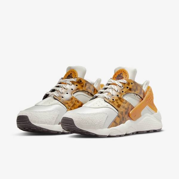 Αθλητικά Παπούτσια Nike Air Huarache γυναικεια καφε ανοιχτο Μπεζ κίτρινα | NK156LBT