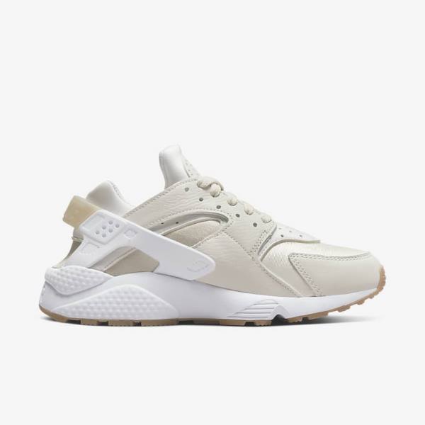 Αθλητικά Παπούτσια Nike Air Huarache γυναικεια Χακί ανοιχτο καφε ασπρα | NK794JBT