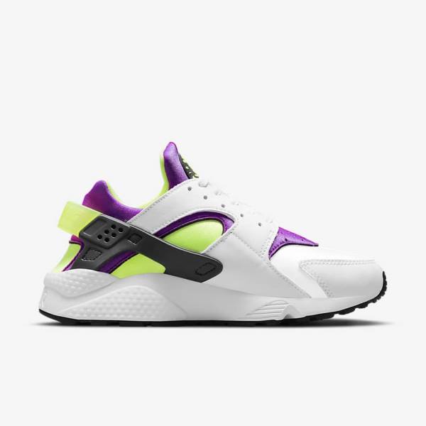 Αθλητικά Παπούτσια Nike Air Huarache γυναικεια ασπρα μαυρα κίτρινα | NK926CTR