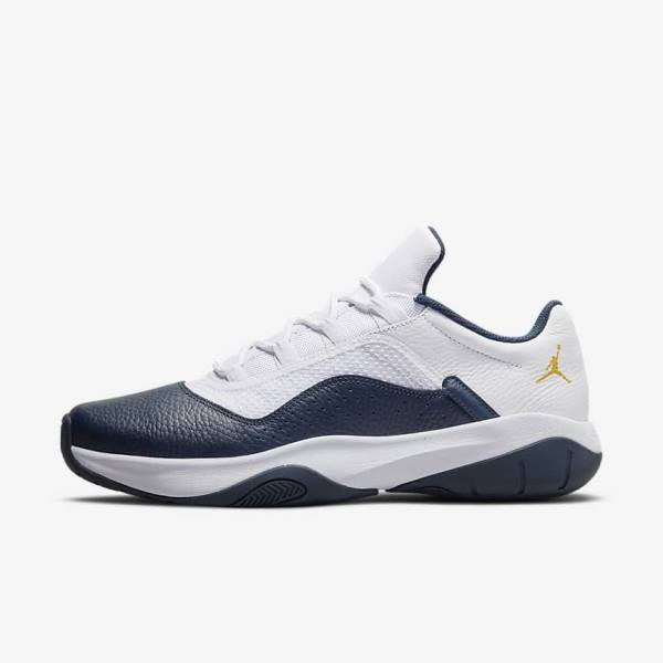 Αθλητικά Παπούτσια Nike Air Jordan 11 CMFT Low ανδρικα ασπρα σκουρο μπλε | NK486XSE