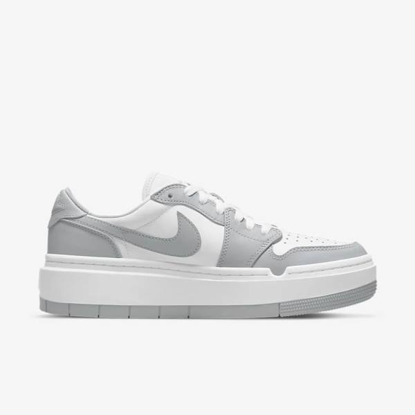 Αθλητικά Παπούτσια Nike Air Jordan 1 Elevate Low γυναικεια ασπρα γκρι | NK186PVH