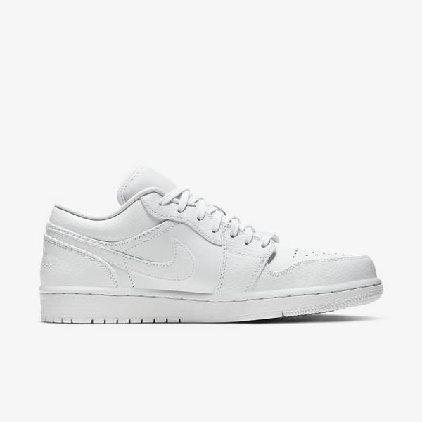 Αθλητικά Παπούτσια Nike Air Jordan 1 Low ανδρικα ασπρα | NK302HFP