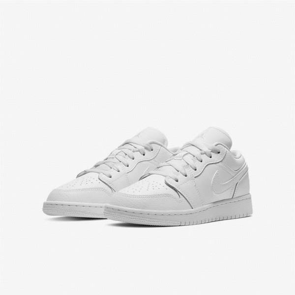 Αθλητικά Παπούτσια Nike Air Jordan 1 Low Older παιδικα ασπρα | NK318NUB