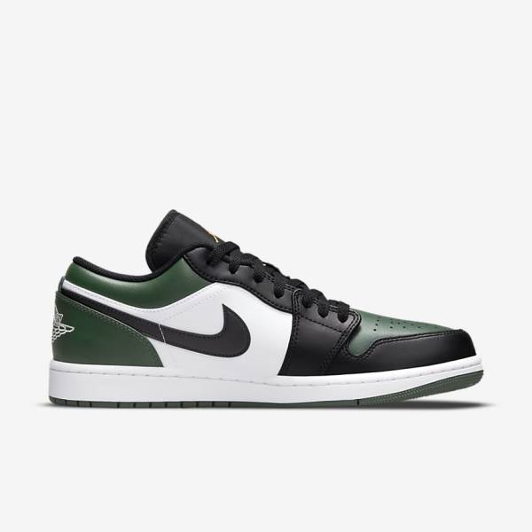 Αθλητικά Παπούτσια Nike Air Jordan 1 Low ανδρικα πρασινο ασπρα μαυρα | NK491ELF