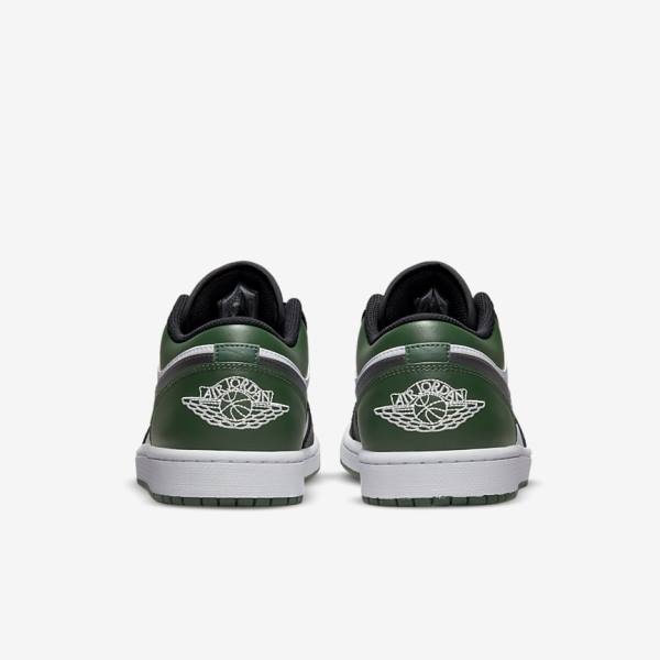 Αθλητικά Παπούτσια Nike Air Jordan 1 Low ανδρικα πρασινο ασπρα μαυρα | NK491ELF