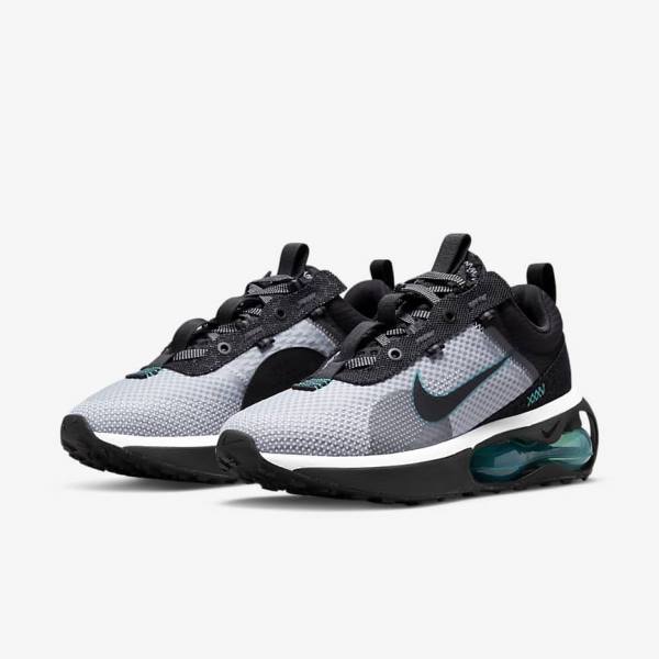 Αθλητικά Παπούτσια Nike Air Max 2021 SE ανδρικα γκρι μαυρα ασπρα | NK693GAS