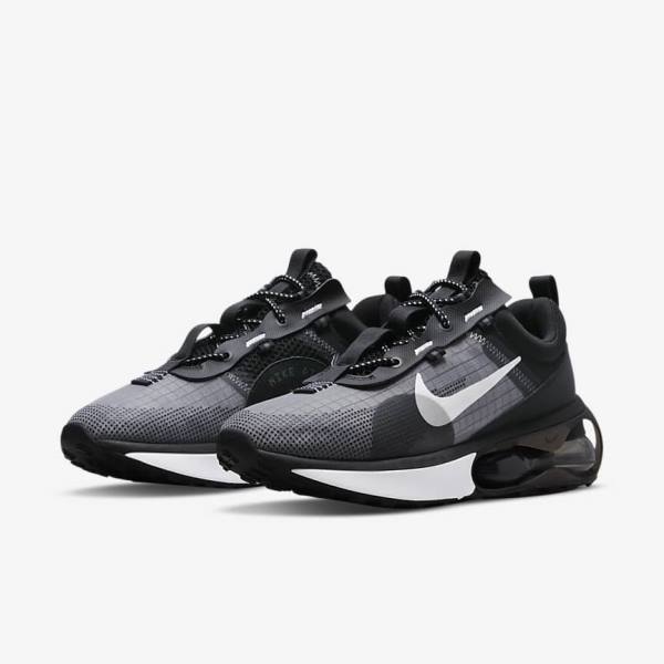 Αθλητικά Παπούτσια Nike Air Max 2021 ανδρικα μαυρα γκρι ασπρα | NK690YSC