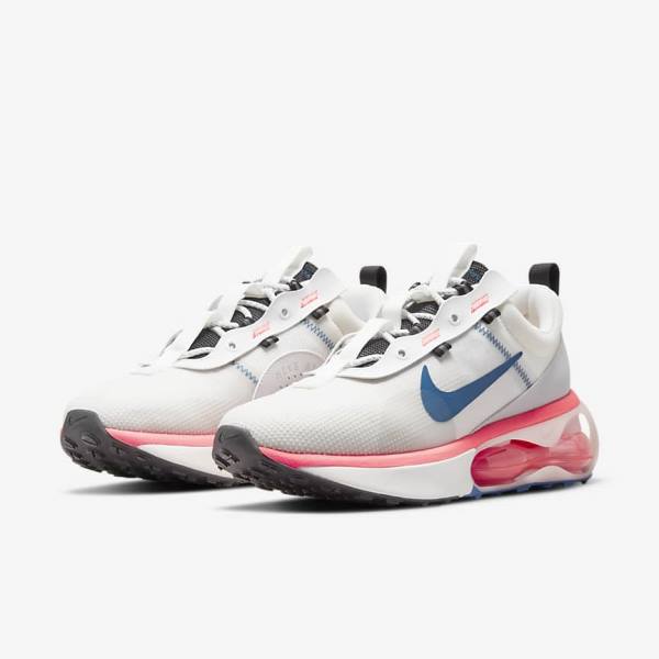 Αθλητικά Παπούτσια Nike Air Max 2021 ανδρικα ασπρα κοκκινα μαυρα μπλε | NK718KFC