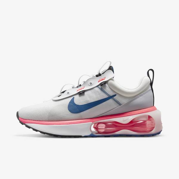 Αθλητικά Παπούτσια Nike Air Max 2021 ανδρικα ασπρα κοκκινα μαυρα μπλε | NK718KFC