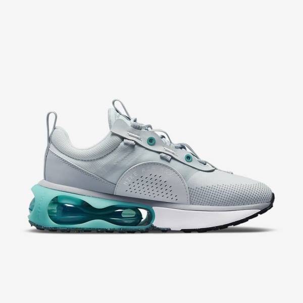 Αθλητικά Παπούτσια Nike Air Max 2021 γυναικεια Πλατίνα τυρκουάζ γκρι μαυρα | NK492SAW