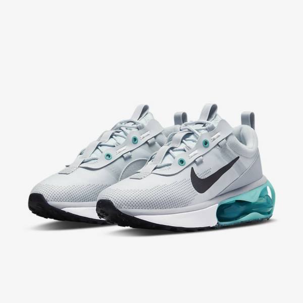 Αθλητικά Παπούτσια Nike Air Max 2021 γυναικεια Πλατίνα τυρκουάζ γκρι μαυρα | NK492SAW