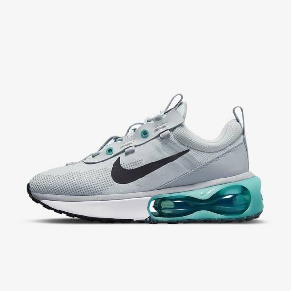 Αθλητικά Παπούτσια Nike Air Max 2021 γυναικεια Πλατίνα τυρκουάζ γκρι μαυρα | NK492SAW