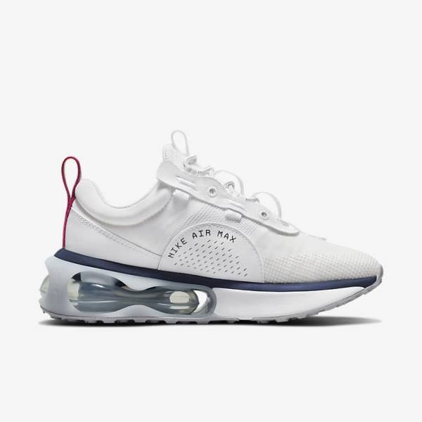 Αθλητικά Παπούτσια Nike Air Max 2021 γυναικεια ασπρα μπλε Πλατίνα ροζ | NK571NFC