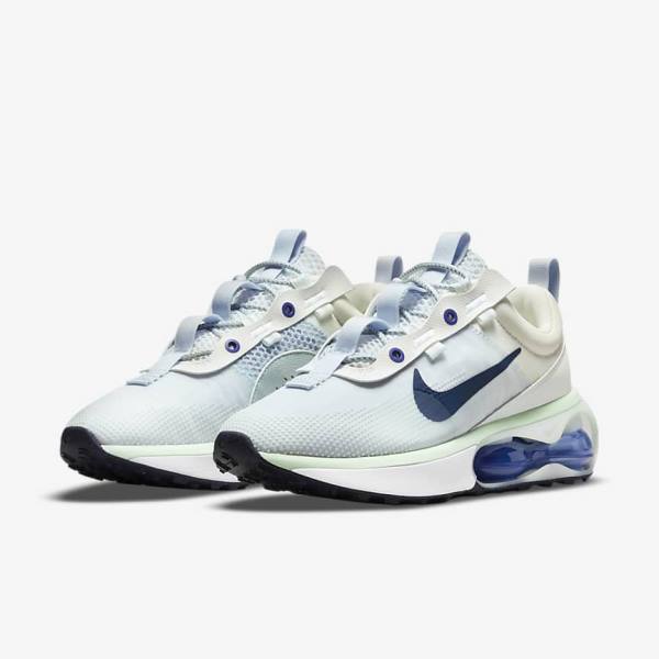 Αθλητικά Παπούτσια Nike Air Max 2021 γυναικεια ασπρα πρασινο οψιάνος | NK583NBO