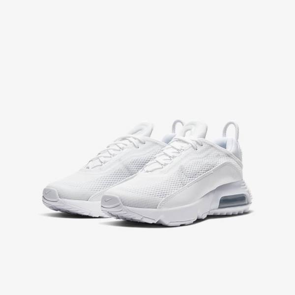 Αθλητικά Παπούτσια Nike Air Max 2090 Older παιδικα ασπρα γκρι ασπρα | NK089UXE