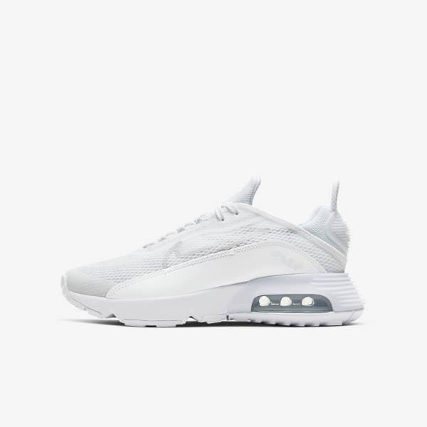 Αθλητικά Παπούτσια Nike Air Max 2090 Older παιδικα ασπρα γκρι ασπρα | NK089UXE