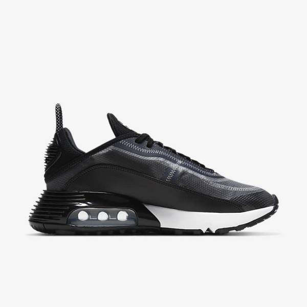 Αθλητικά Παπούτσια Nike Air Max 2090 γυναικεια μαυρα μεταλλικός ασημι ασπρα | NK673OKA