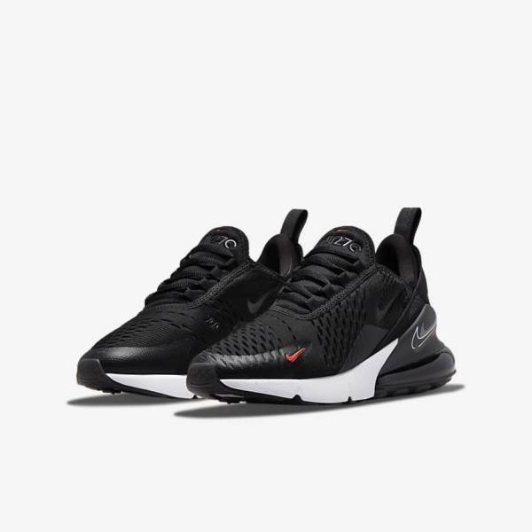 Αθλητικά Παπούτσια Nike Air Max 270 Older παιδικα μαυρα γκρι | NK694OAW