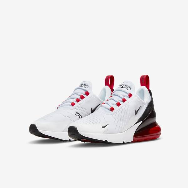 Αθλητικά Παπούτσια Nike Air Max 270 Older παιδικα ασπρα μαυρα κοκκινα γκρι | NK803KXZ