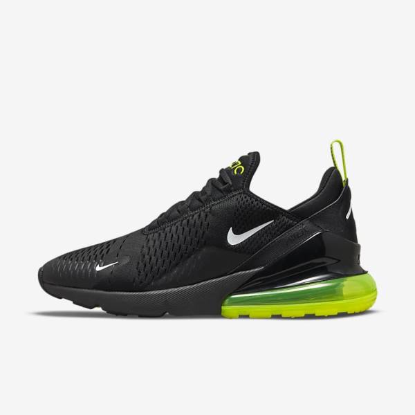 Αθλητικά Παπούτσια Nike Air Max 270 ανδρικα μαυρα ασημι ασπρα | NK698CMK