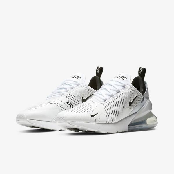 Αθλητικά Παπούτσια Nike Air Max 270 ανδρικα ασπρα μαυρα | NK873RVU