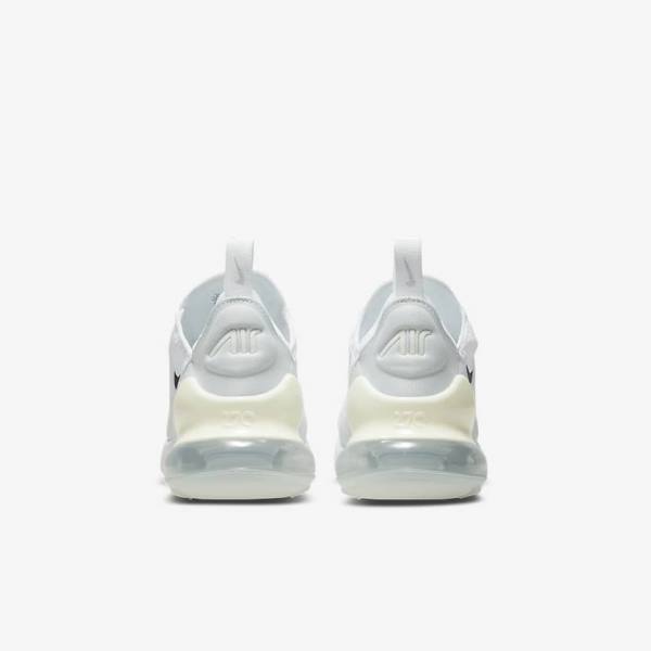 Αθλητικά Παπούτσια Nike Air Max 270 γυναικεια ασπρα Πλατίνα μεταλλικός ασημι | NK206GRM