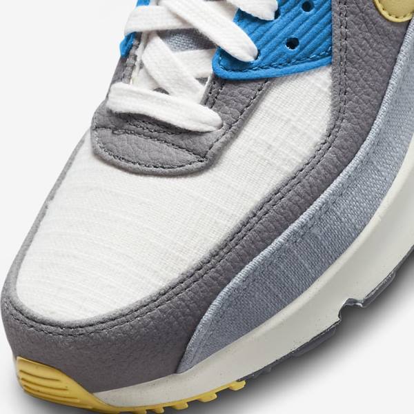 Αθλητικά Παπούτσια Nike Air Max 90 Older παιδικα γκρι ροζ | NK397HLU