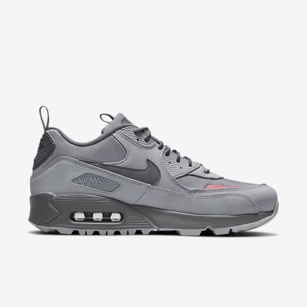 Αθλητικά Παπούτσια Nike Air Max 90 Surplus ανδρικα γκρι ροζ ανοιχτο μπλε γκρι | NK412EHA