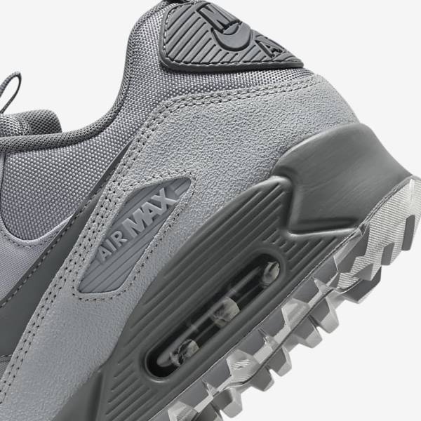 Αθλητικά Παπούτσια Nike Air Max 90 Surplus ανδρικα γκρι ροζ ανοιχτο μπλε γκρι | NK412EHA