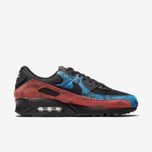 Αθλητικά Παπούτσια Nike Air Max 90 ανδρικα μαυρα μπλε κοκκινα ασπρα | NK351FVO