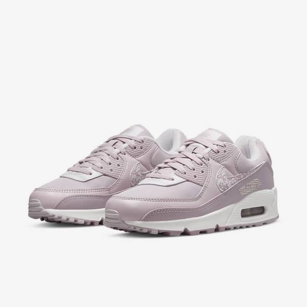 Αθλητικά Παπούτσια Nike Air Max 90 γυναικεια μωβ ασπρα | NK204KGN