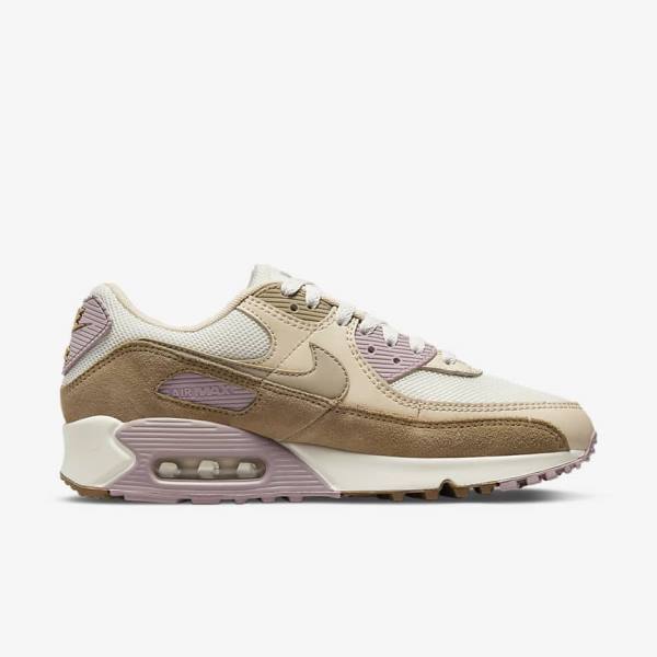 Αθλητικά Παπούτσια Nike Air Max 90 γυναικεια καφε ανοιχτο μωβ Χακί | NK813DHM