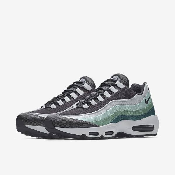 Αθλητικά Παπούτσια Nike Air Max 95 By You Custom γυναικεια Πολύχρωμο | NK837RLQ