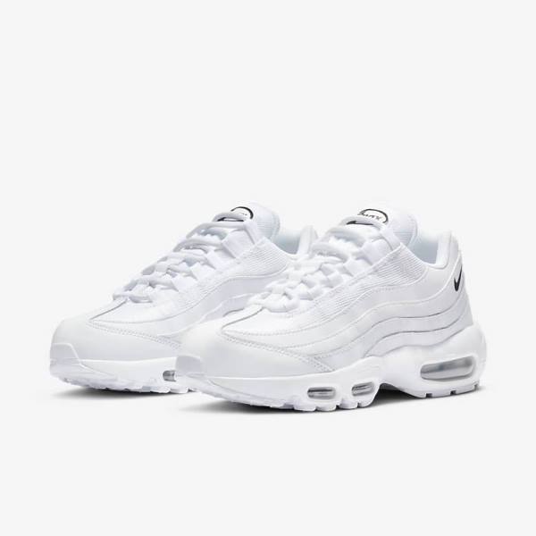 Αθλητικά Παπούτσια Nike Air Max 95 Essential γυναικεια ασπρα μαυρα | NK265VBD