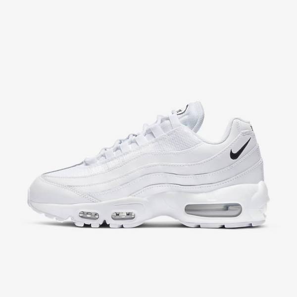 Αθλητικά Παπούτσια Nike Air Max 95 Essential γυναικεια ασπρα μαυρα | NK265VBD