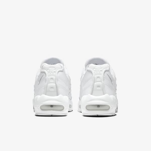 Αθλητικά Παπούτσια Nike Air Max 95 Essential ανδρικα ασπρα γκρι ασπρα | NK420LXE