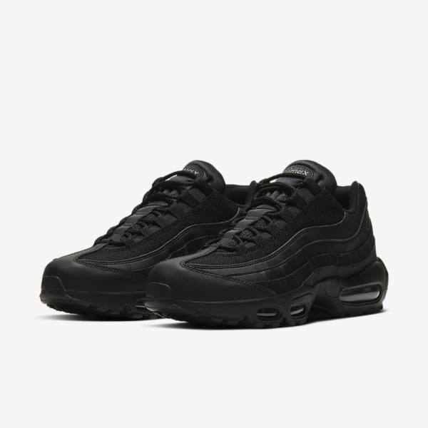 Αθλητικά Παπούτσια Nike Air Max 95 Essential ανδρικα μαυρα σκούρο γκρι | NK704UIR