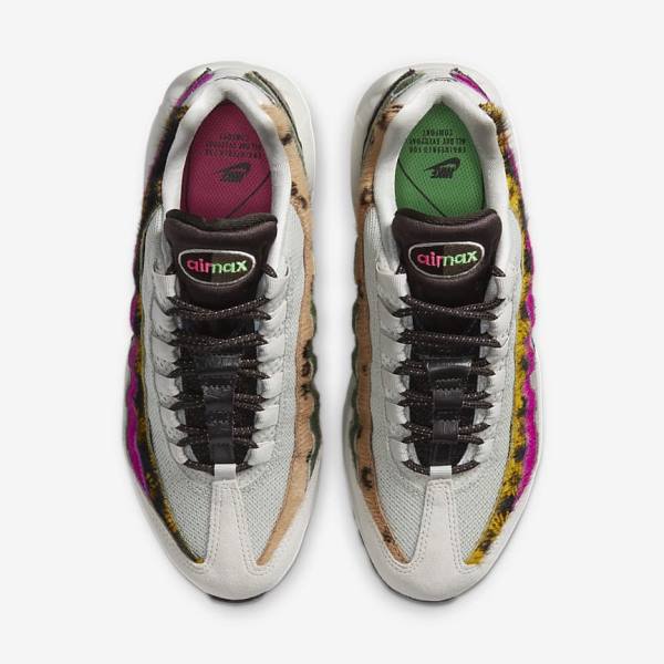 Αθλητικά Παπούτσια Nike Air Max 95 Premium γυναικεια ανοιχτο Μπεζ καφε Ελιά γκρι ασπρα | NK372NLB