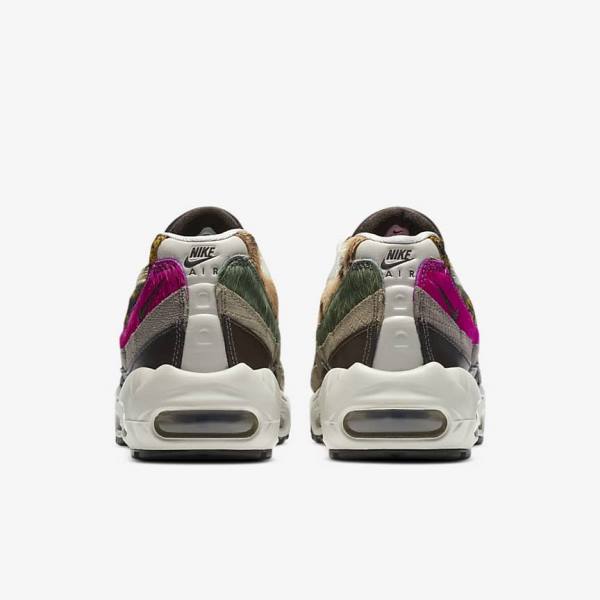 Αθλητικά Παπούτσια Nike Air Max 95 Premium γυναικεια ανοιχτο Μπεζ καφε Ελιά γκρι ασπρα | NK372NLB