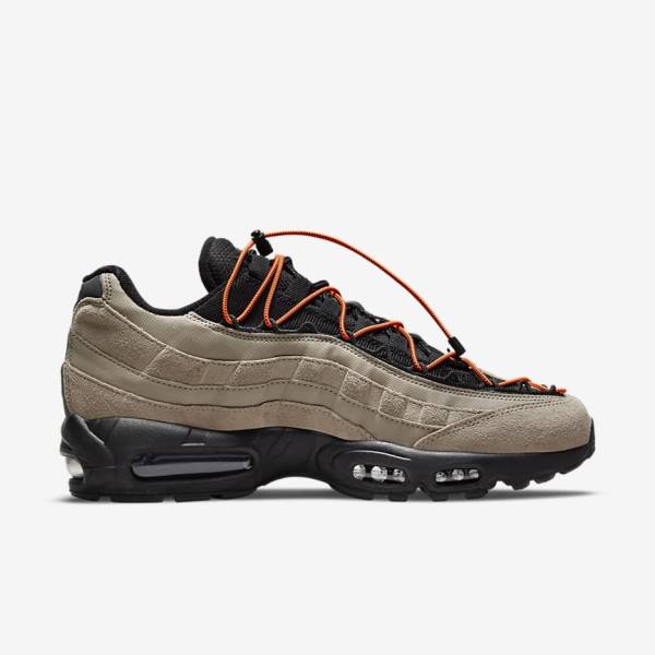 Αθλητικά Παπούτσια Nike Air Max 95 ανδρικα Χακί πορτοκαλι μαυρα | NK065NWH