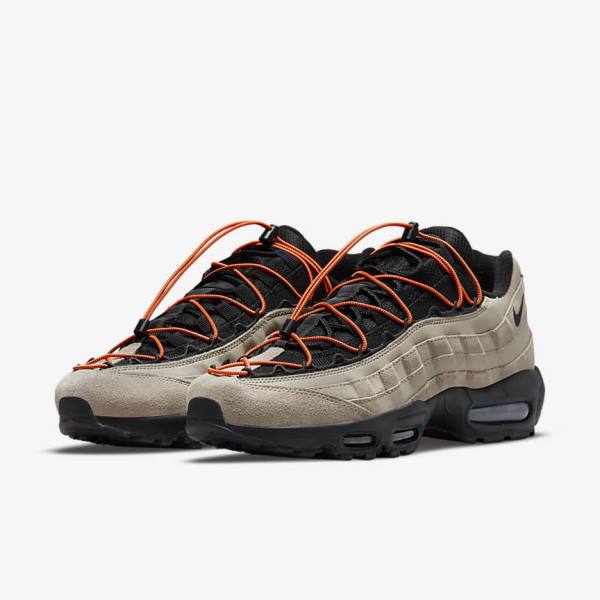 Αθλητικά Παπούτσια Nike Air Max 95 ανδρικα Χακί πορτοκαλι μαυρα | NK065NWH