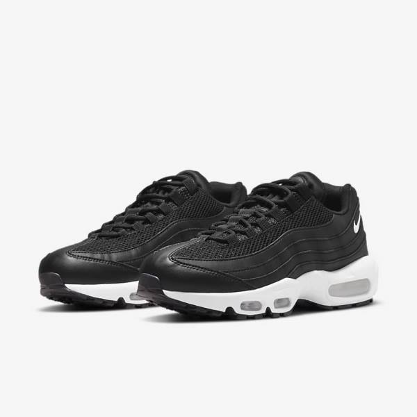 Αθλητικά Παπούτσια Nike Air Max 95 γυναικεια μαυρα ασπρα | NK450BOU